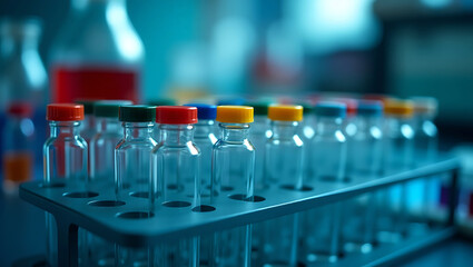 research medical equipment test and biochemistry microscope insulin medical research team science laboratory test tubes , lab equipment