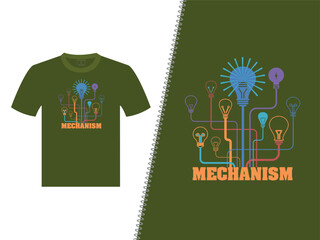 Mechanism Vector T-Shirt Design