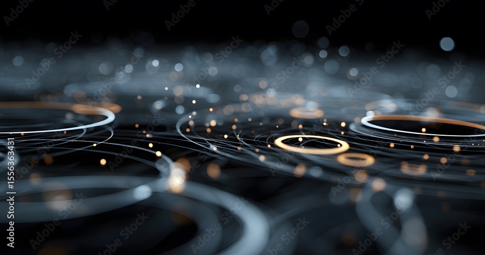 Poster a close-up of the interface on an advanced computer screen, with futuristic lines and holographic el