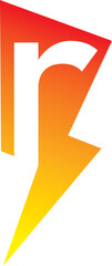Power Energy Lightning R Logo