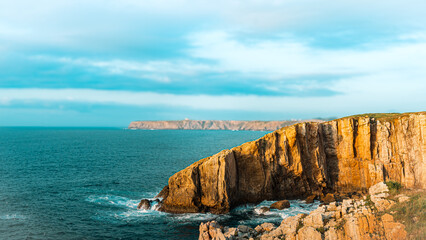 Golden Cliffs of the Atlantic Edge