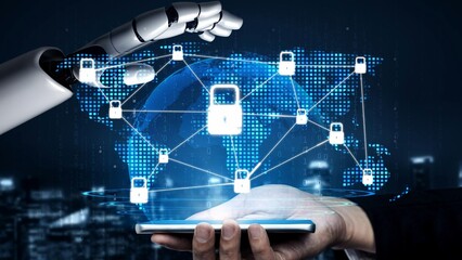 Cyber security protection and cyber security strategies against cyber threats, system hacks,...