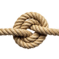 rope on a white background