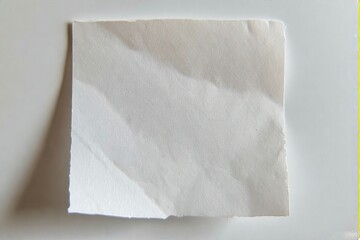 yellow post it note on white background, post-it note and smile, A small yellow post-it note, A small yellow post-it is stuck on the refrigerator