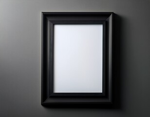 bold black frame in a high resolution 3d mock up design tilted slightly against a clean abstract backdrop ideal for creative text