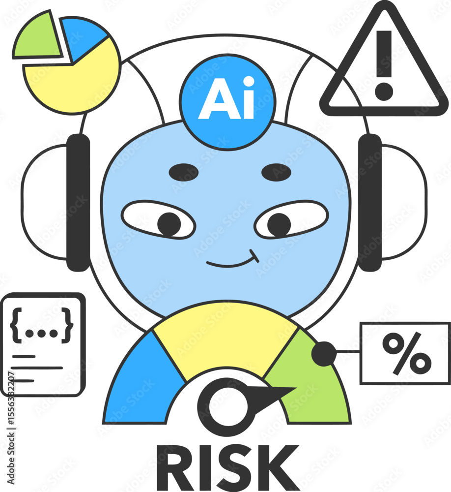 Poster ai risk management analysis artificial intelligence data science machine learning automation strateg