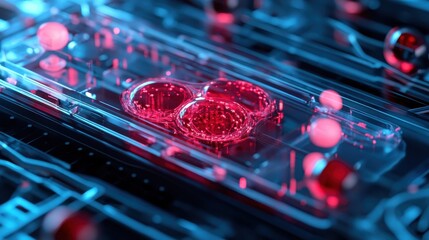 Advanced Microfluidic Technology with Transparent Organ-Chip Models