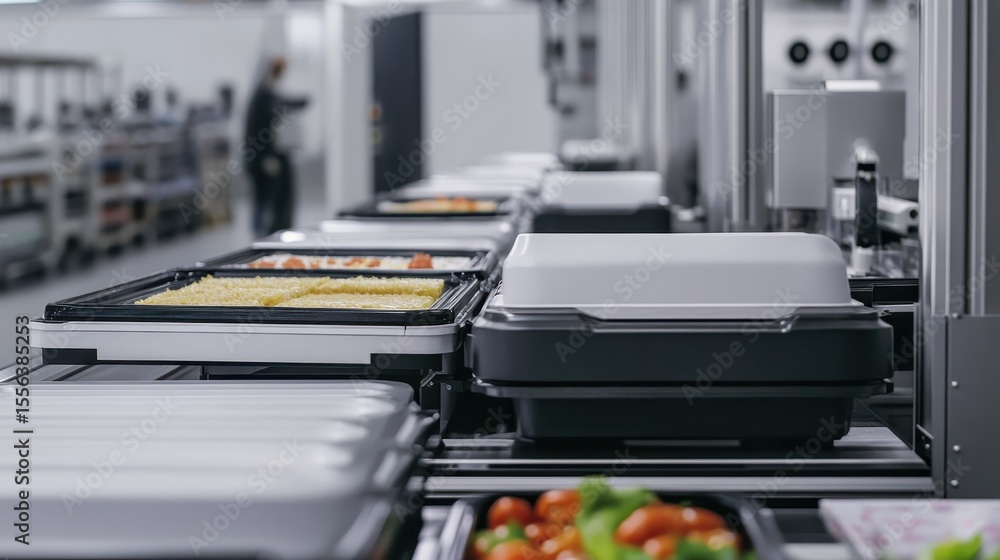 Poster smart food processing system with automated sorting technology