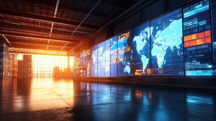 Modern Supply Chain Management Interface in a Logistics Environment