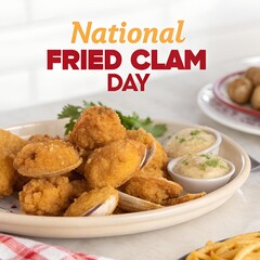 Celebrate National Fried Clam Day with Crispy Delights and Tangy Sauces A Culinary Indulgence