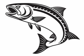 Fototapeta premium kawarimono fish sihouette black vector