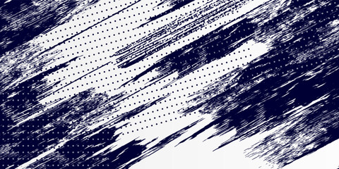 Dots halftone white \u0026 blue color pattern gradient grunge texture background. Dots pop art comics sport style vector illustration.eps.10