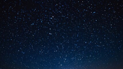 Fototapeta premium Starry Night Sky Filled With Countless Bright Stars Over a Peaceful Landscape in a Quiet Rural Area During Late Evening Hours