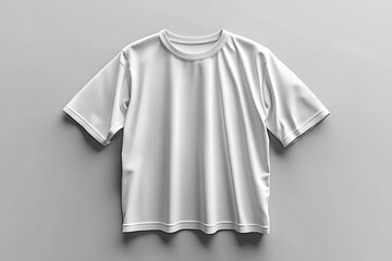 Blank White T-Shirt Mockup Perfect for Design Presentations