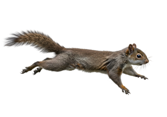 Eastern Gray Squirrel in Motion: Crisp Photo of a Running Squirrel