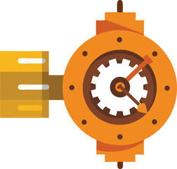 gear wheels isolated on white