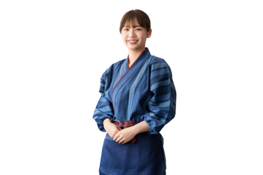 居酒屋・飲食店スタッフの若い女性