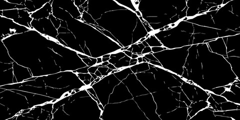 A striking, high-contrast black and white abstract pattern resembling fractured ice, cracked glass, or veining in dark marble.Emphasize sharp, intricate lines and a dynamic,almost chaotic composition.