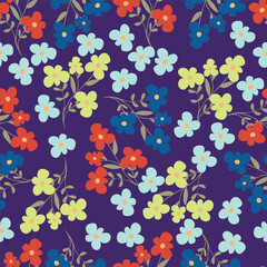 vintage floral seamless pattern. Rich with nostalgia and classic elegance, this pattern evokes the charm of a bygone era for print and textile