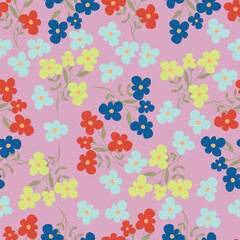 vintage floral seamless pattern. Rich with nostalgia and classic elegance, this pattern evokes the charm of a bygone era for print and textile