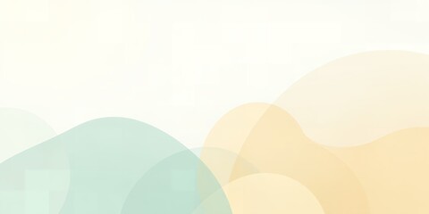 Abstract background with soft pastel colors of green and yellow overlapping in a blurred design