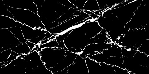A striking, high-contrast black and white abstract pattern resembling fractured ice, cracked glass, or veining in dark marble.Emphasize sharp, intricate lines and a dynamic,almost chaotic composition.