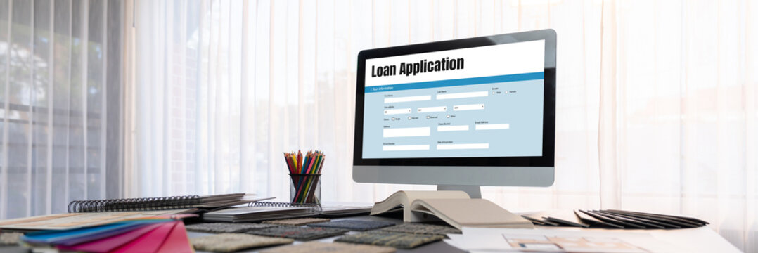 Online loan application form for brisk digital information collection on the internet network