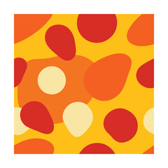 Abstract Background Pattern with Fifteen Colorful Geometric Shapes
