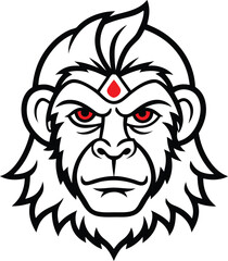 Sacred Ape God Face Icon
