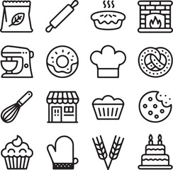 Birthday Cake with Candles Silhouette

Layered Cake Slice Vector Icon

Simple Cake Outline with Cherry Top

Celebration Cake Silhouette Design

Minimal Dessert Cake Vector Art