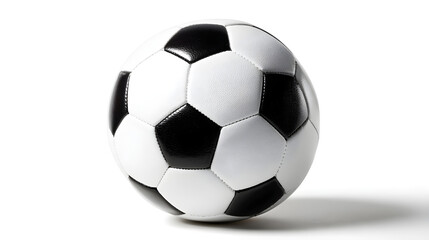 Fototapeta premium Standard Black and White Soccer Ball for Sports Play