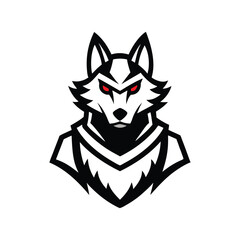 Wolf in Armor Gaming Mascot Vector Illustration for Epic Fantasy Esports Branding