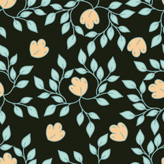 vintage floral seamless pattern. Rich with nostalgia and classic elegance, this pattern evokes the charm of a bygone era for print and textile