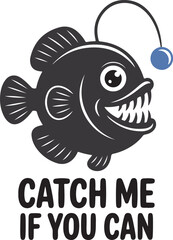 A colorful cartoon fish vector illustration, perfect for a fun marine animal design icon or logo