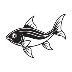 Fototapeta premium catfish vector illustration