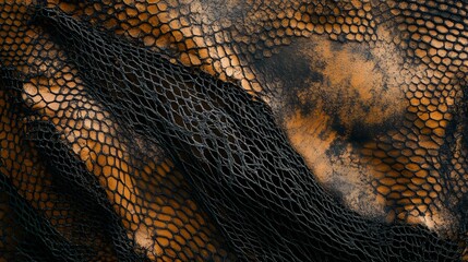 net and leather texture 