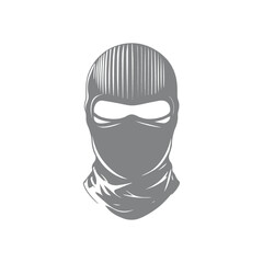 thief mask vector illustration 