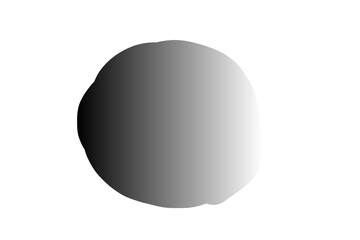 Soft Shadow Gradient PNG – Realistic Round Black to White Overlay