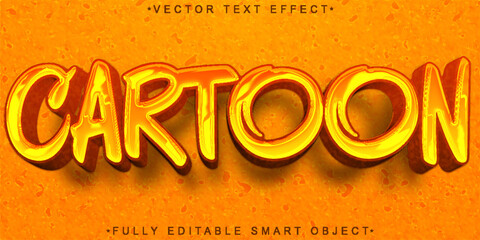  Playful Colorful Cartoon Comic Style Funny Design Vector Fully Editable Smart Object Text Effect