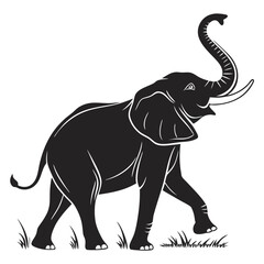 Fototapeta premium elephant isolated on white