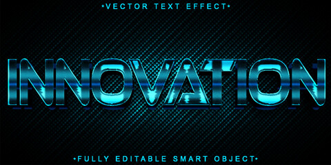  Cutting Edge Artificial Intelligence Future Innovation Technology Style Design Vector Fully Editable Smart Object Text Effect