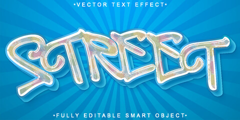  Vibrant Urban Street Graffiti Bold Colorful Art Style Design Vector Fully Editable Smart Object Text Effect