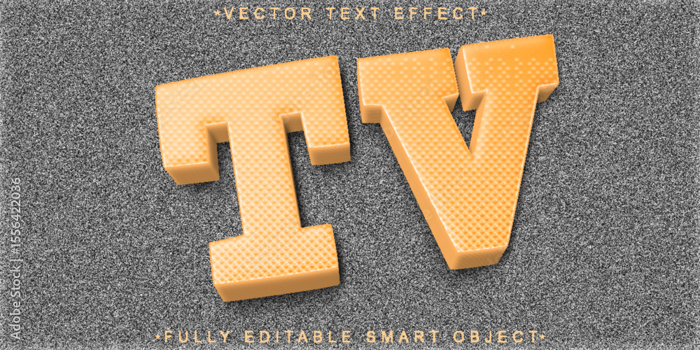 Poster retro vintage television antenna signal broadcast style design vector fully editable smart object te