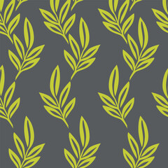 multicolor exotic hand drawn floral seamless pattern