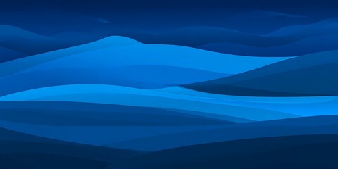 Fototapeta premium Blue abstract layers smooth wave design