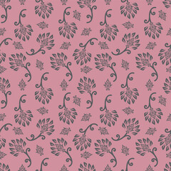 vintage floral seamless pattern. Rich with nostalgia and classic elegance, this pattern evokes the charm of a bygone era for print and textile