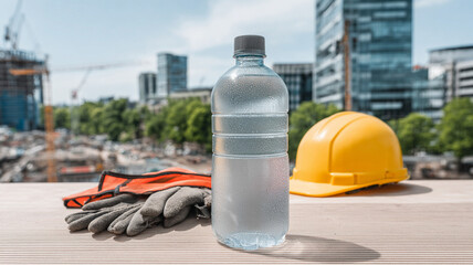Hydration Essentials at a Construction Site