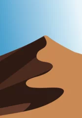 Fototapete vector illustration of a desert landscape © Theo May