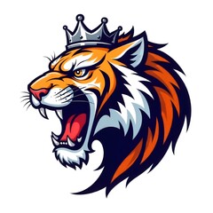 tiger head mascot tatto logo