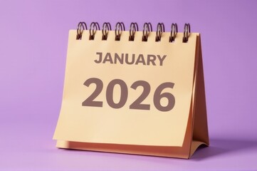 A calendar showing January dates..New Year 2026.